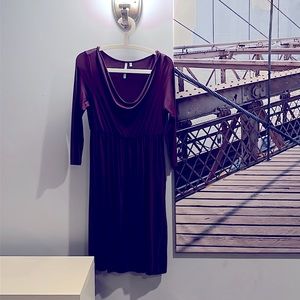 Michael Stars Draped Neckline Dress